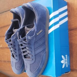 Adidas Samba FB 11.5 US Blue and Gold